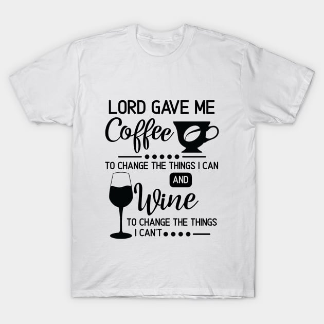 Lord Grant Me the Coffee T-Shirt by TheGrindCoffeeShoppe